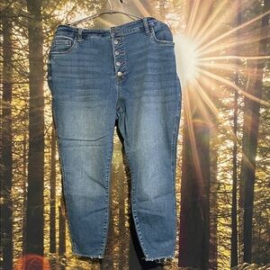 Kut from the Kloth Dark Blue Ankle Jeans